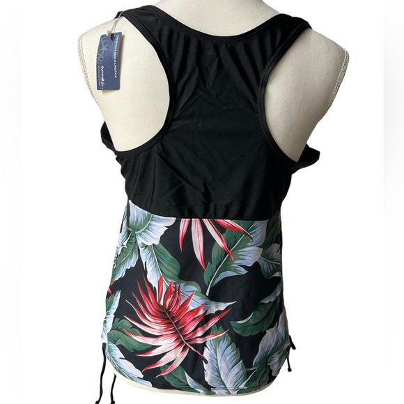 SUMMER MAE womens modest tankini w skirt bottom swimwear set size XL NWT - Picture 5 of 13